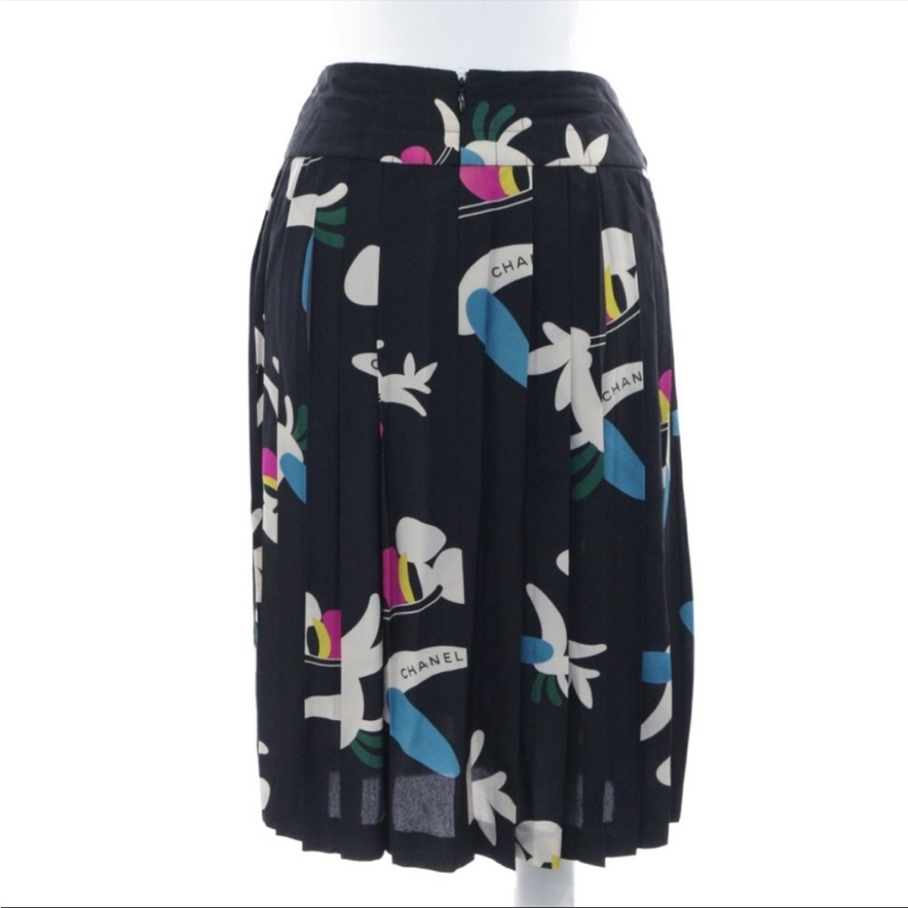 Chanel Silk Skirt
